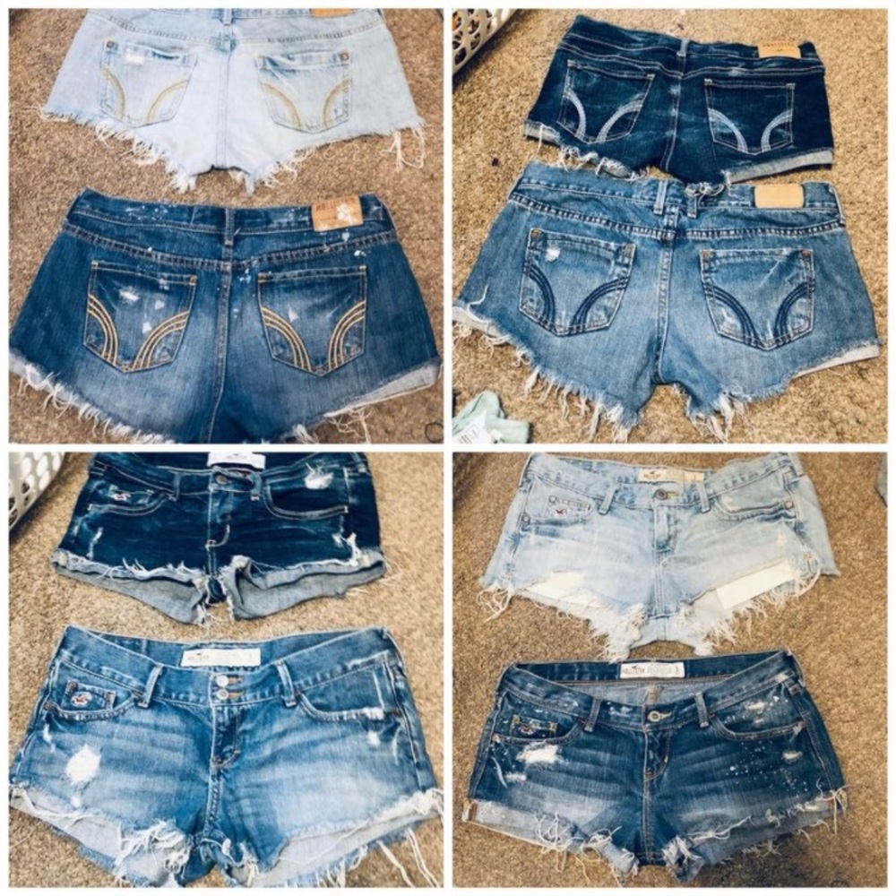 4 pair of Hollister shorts